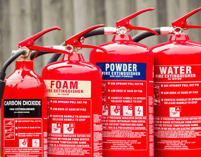 portable fire extinguishers